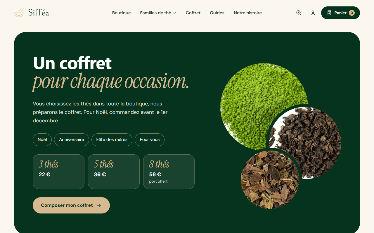 Aperçu du site SilTéa